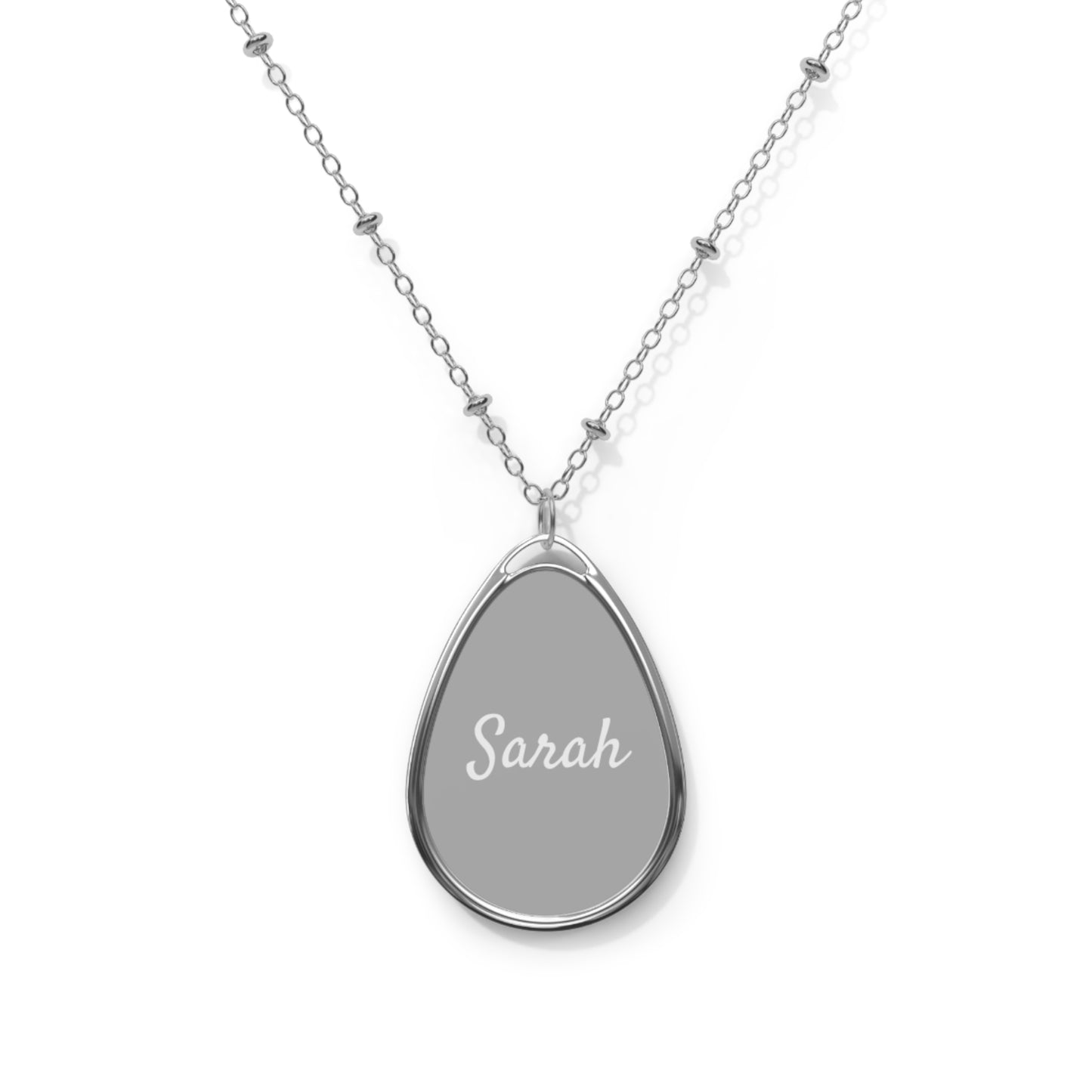 Personalized Oval Necklace, Gift for Her, Christmas Gift