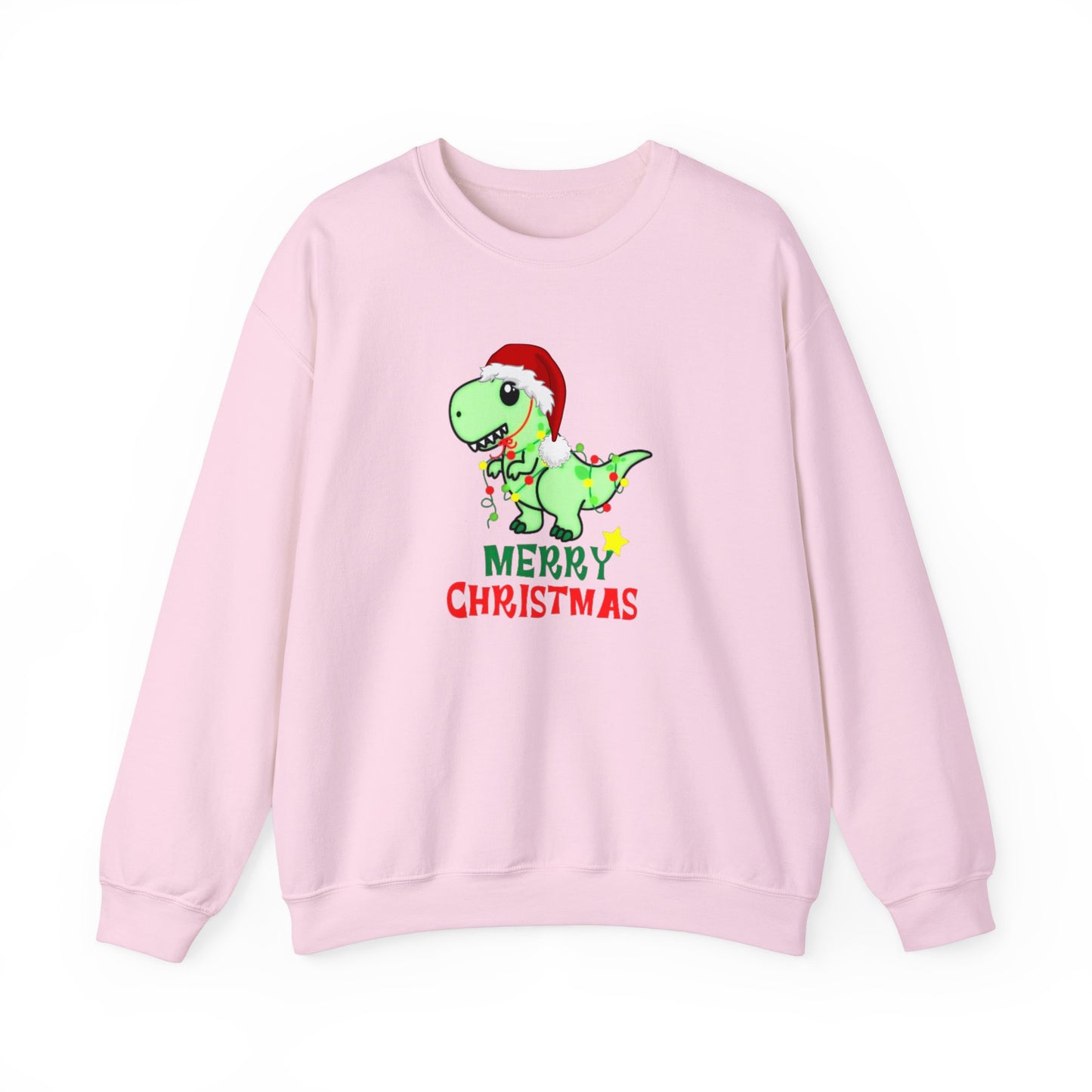 Dinosaur Christmas Unisex Heavy Blend™ Crewneck Sweatshirt, Christmas Sweater