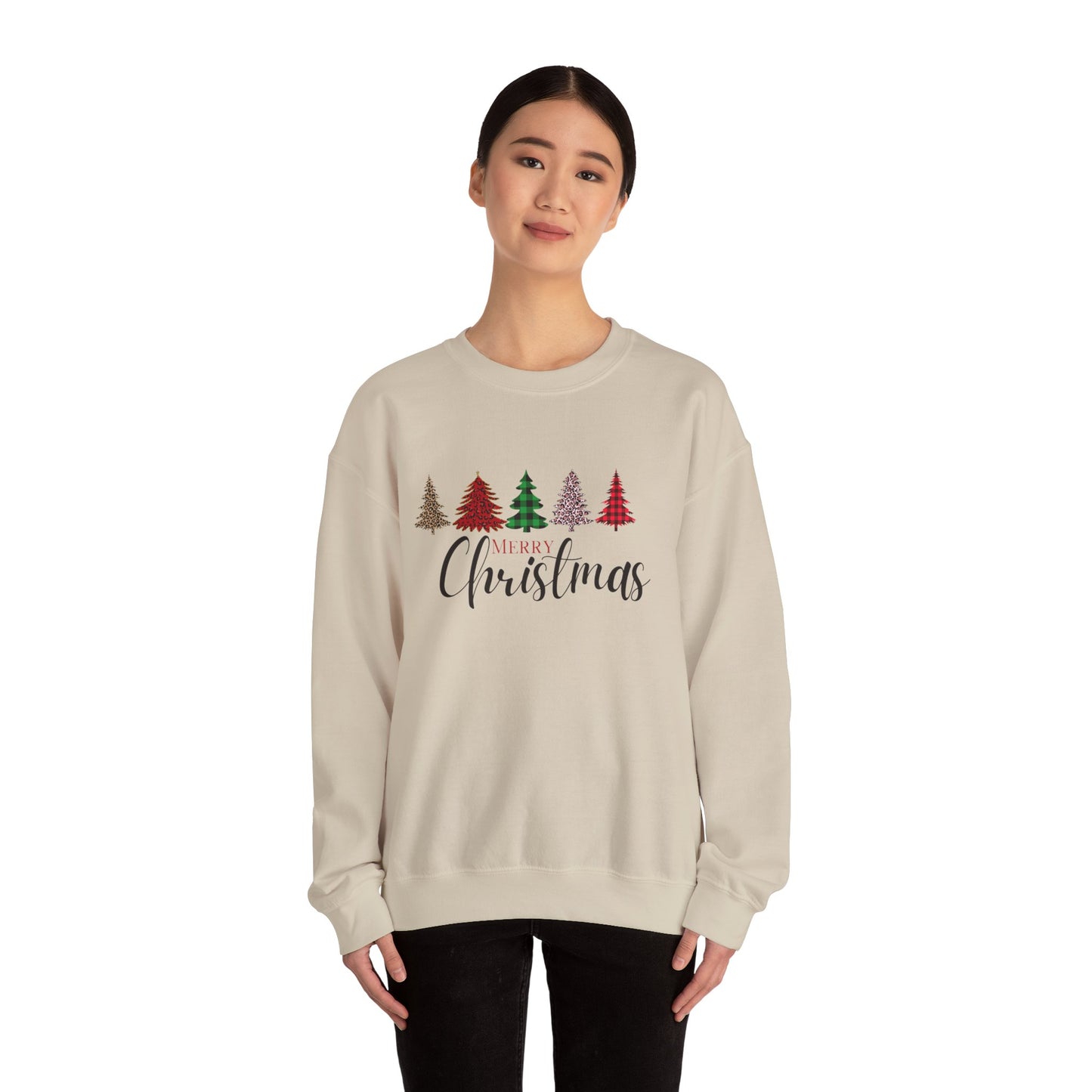 Merry Christmas Unisex Crewneck Sweatshirt, ugly christmas sweatshirt