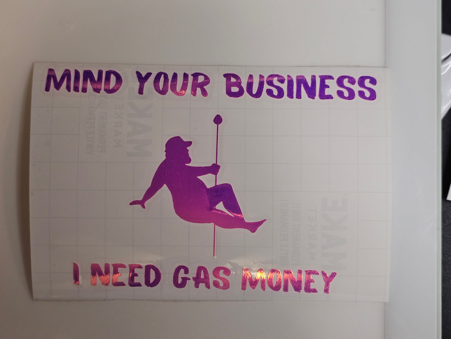 Mind Your Business Car Decal